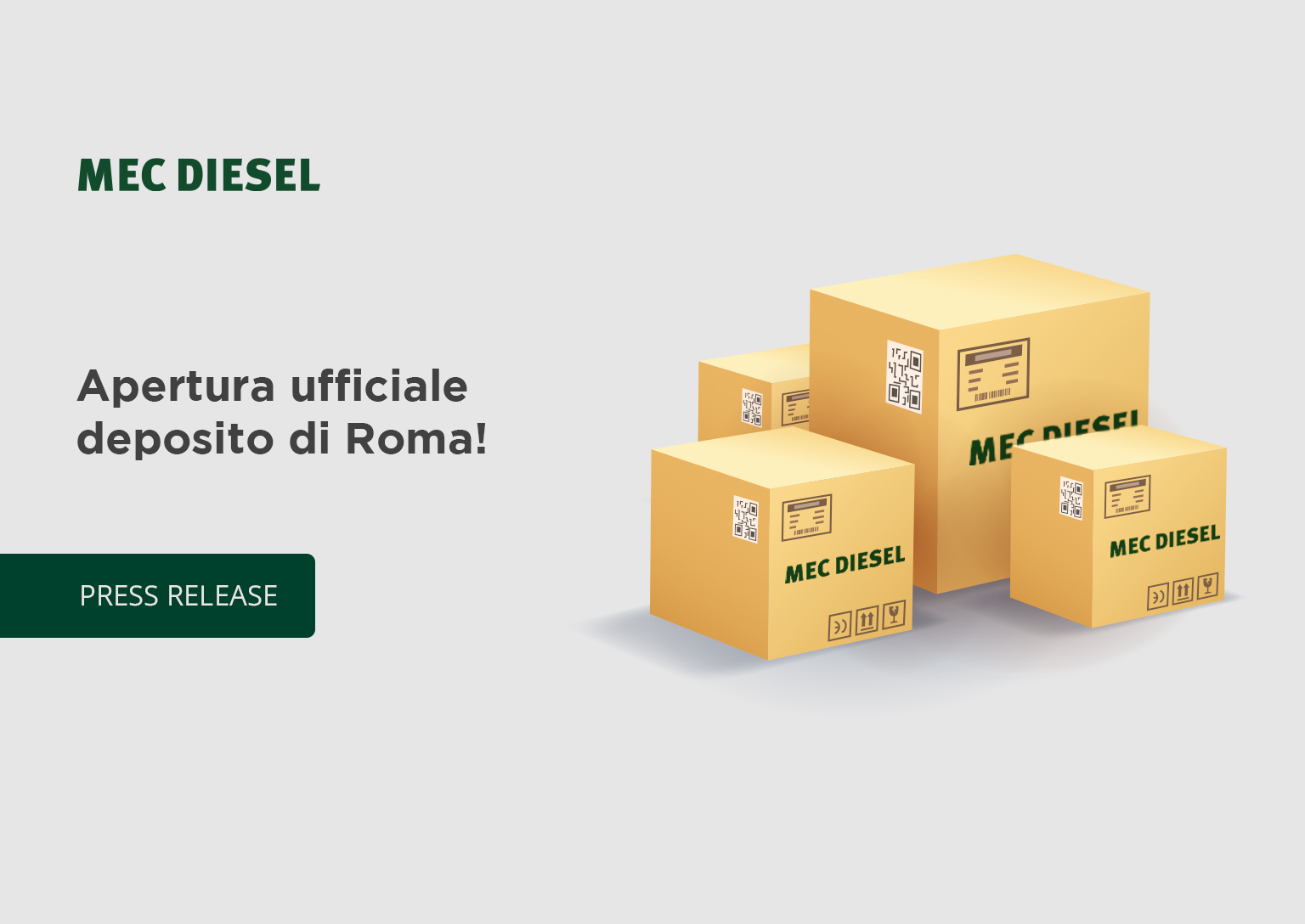 Mec-Diesel annuncia ufficialmente la nuova apertura del Deposito